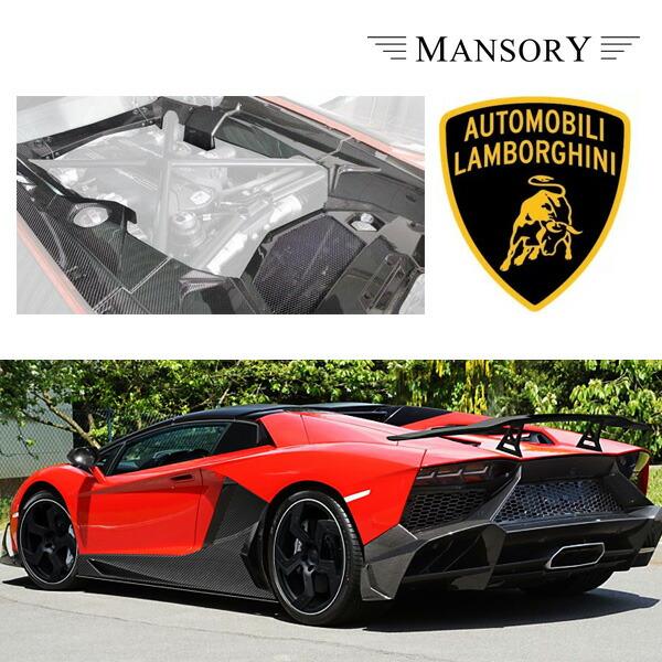 ランボルギーニ アヴェンタドールマンソリー エンジンカバー 5PC  