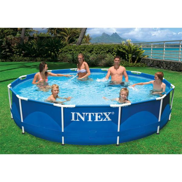プール インテックス INTEX メタルフレームプール 12フィートcm30