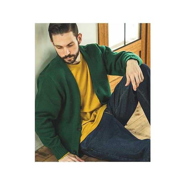 MR.OLIVE 【MROLIVE(ミスターオリーブ)】12G POLYESTER KNIT