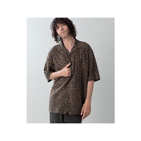 【EGO TRIPPING(エゴトリッピング)】LEO-SHIRTS レオパード柄シャツ(616701)