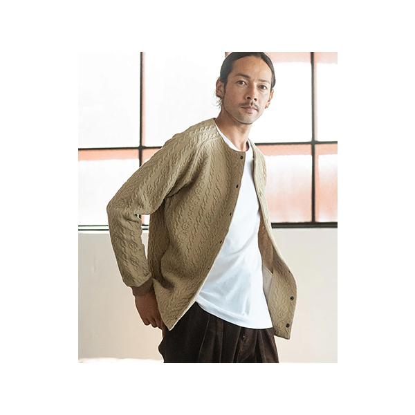 CAMBIO（カンビオ） 【】Japanese Fabricケーブルキルティングノー