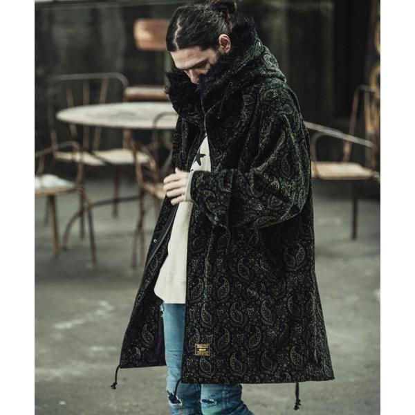 春物がお買い得 週末限定sale Kaiko カイコー モッズコート メンズ 17年秋冬新作 黒系 2 Corduroy Coat 裏ボアコーデュロイモッズコート ブランド古着バズストア 新品