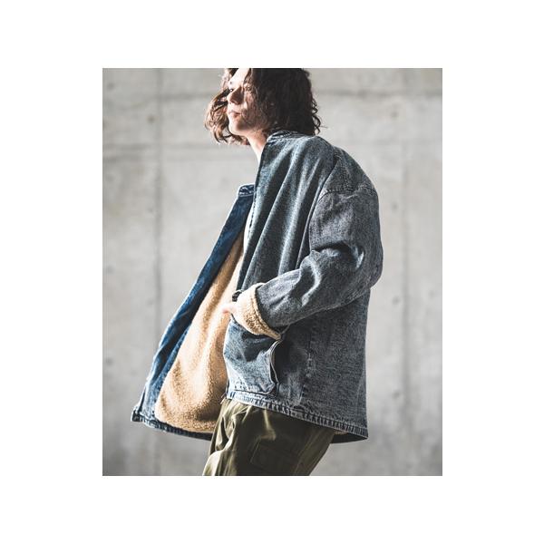 GLIMCLAP 【GLIMCLAP(グリムクラップ)】Denim × boa band collar