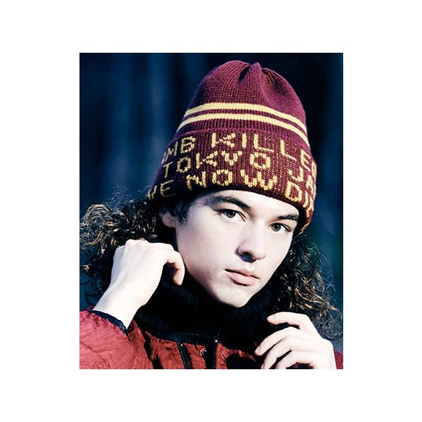 glamb（グラム） 【】Lettering Knit Cap レタリングニットキャップ
