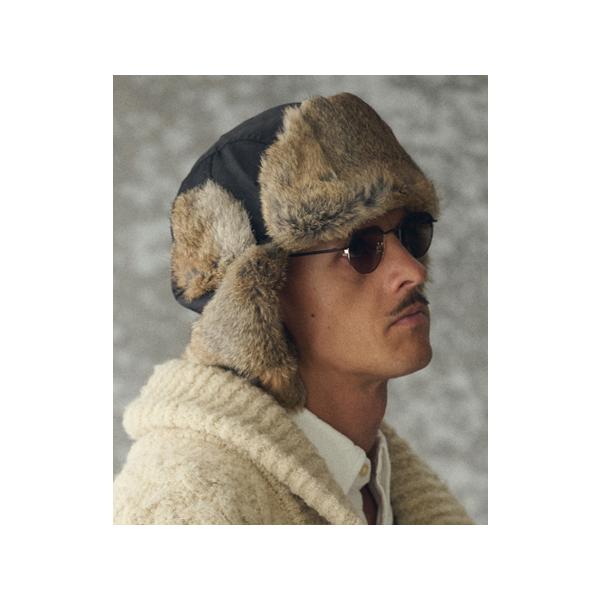 THEOREM 【THEOREM(セオレム)】 Rabbit Fur Flight Cap フライト