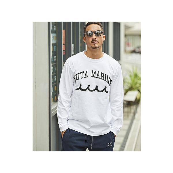 ACANTHUS（アカンサス） 【】 muta College Logo L-S Tee カットソー