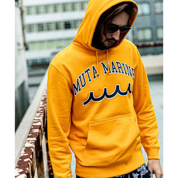 muta × ACANTHUS パーカー ACANTHUS 【ACANTHUS(アカンサス)】muta College Logo Hooded