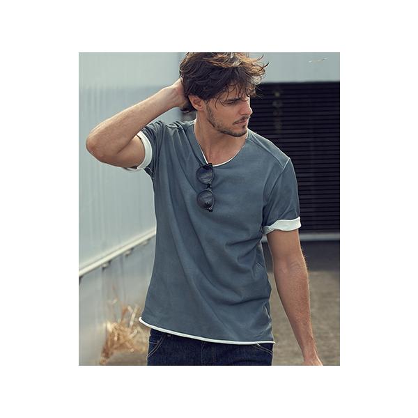 wjk 【wjk】 spray dye cut-off s-s Tシャツ(7988 cj57d) : CAMBIO