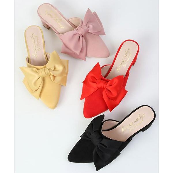 Honey Salon ハニーサロン Fhs 0346 リボンミュール Rko2522 Cambio 通販 Yahoo ショッピング