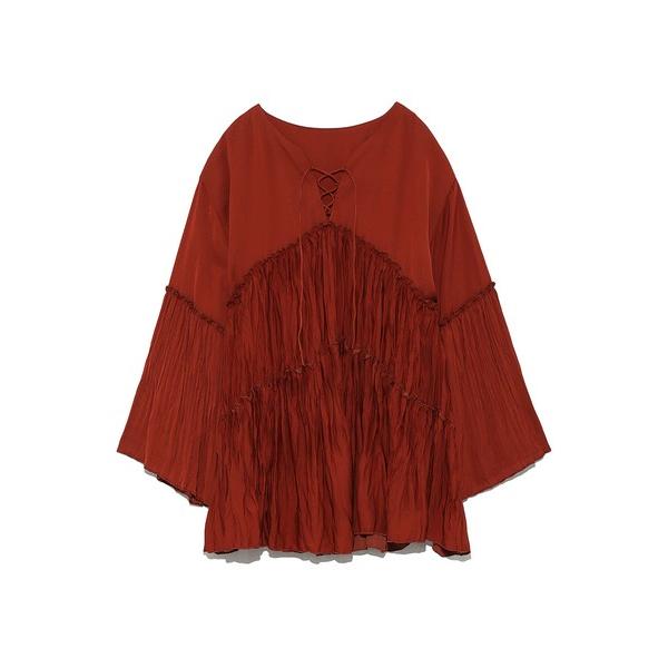 Lily Brown リリーブラウン フレアシフォンブラウス Lwft Rs779 Cambio 通販 Yahoo ショッピング