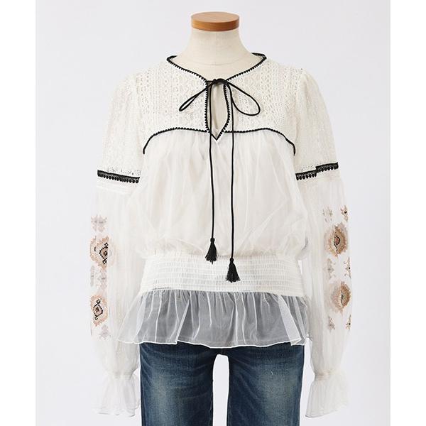 Snidel スナイデル エンブロイダリーチュールブラウス Swfb Buyee Buyee Japanese Proxy Service Buy From Japan Bot Online