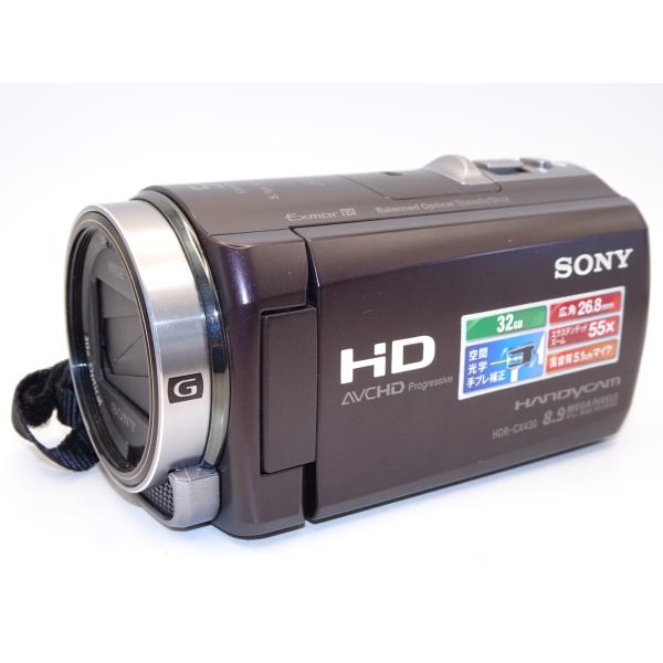 動作ok　SONY　Handycam HDR-CX430V 13年 中古】【外観並級】SONY ビデオカメラ HANDYCAM CX430V HDR-CX430V/T