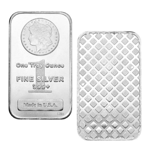 ○アメリカ モルガンダラー シルバーバ− SILVER BAR 純銀1 ○アメリカ モルガンダラー シルバーバ− SILVER BAR 純銀1