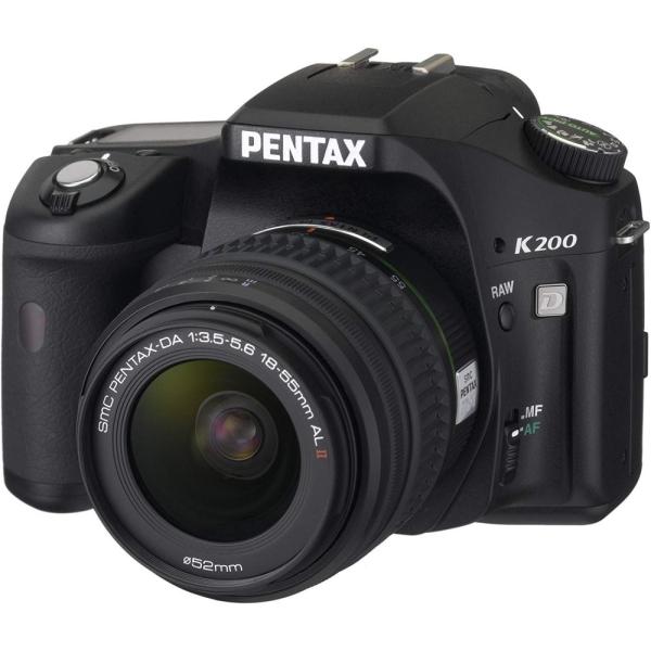 ペンタックス PENTAX K200D レンズキット SDカード付き <プレゼント 