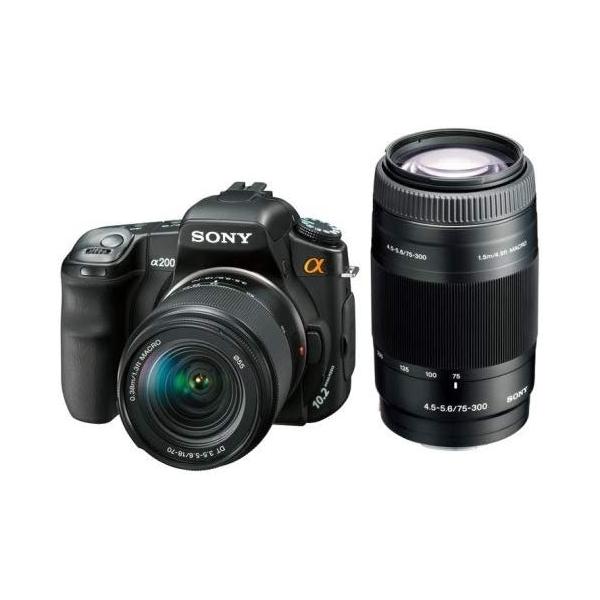 SONY - SONY α200 DSLR-A200【動作確認済】★レンズセット★美品★ SONY - SONY α200 DSLR-A200【動作確認済】☆レンズセット☆美品