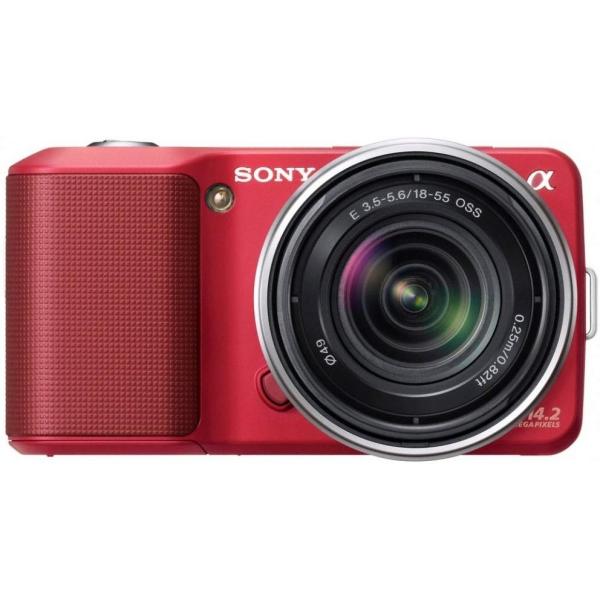 SONY α NEX-3 ズームレンズキット レッド 良品 動作確認済み 1ヶ月保証付 小型軽量 ミラーレス