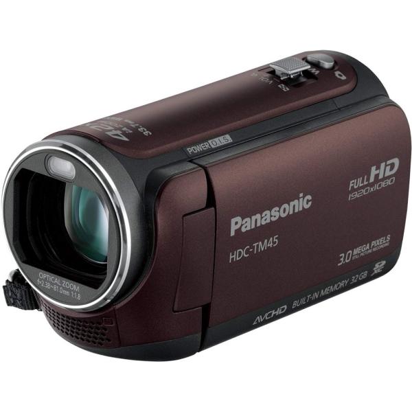 【動作良好】Panasonic HDC-TM45-W ビデオカメラ CONTAX パナソニック Panasonic デジタルハイビジョンビデオ