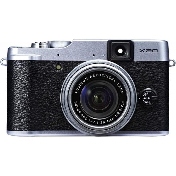 FUJIFILM X20 シルバー デジタルカメラ 光学4倍 FX-X20S CONTAX（コンタックス） FUJIFILM X20S 光学4倍 シルバー 良品 動作