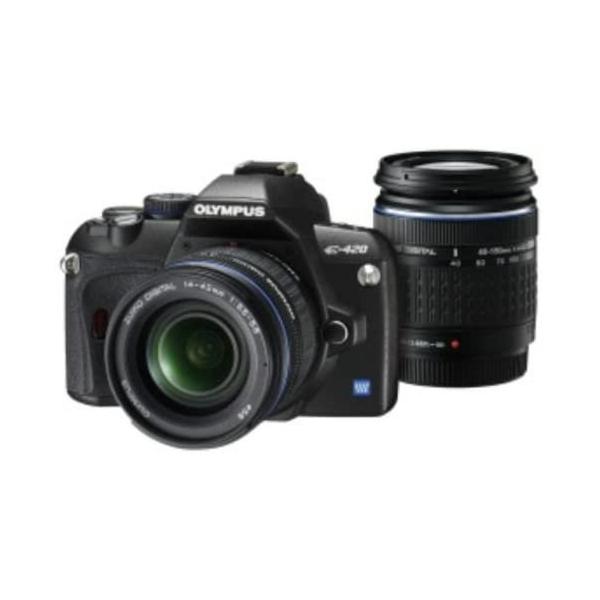 【動作確認済】OLYMPUS E-420 Wズームレンズセット オリンパス OLYMPUS E-420 ダブルレンズキット オリンパス E-420