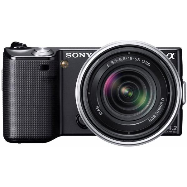 ソニー SONY NEX-5 ズームレンズキット ブラック NEX-5K/B  
