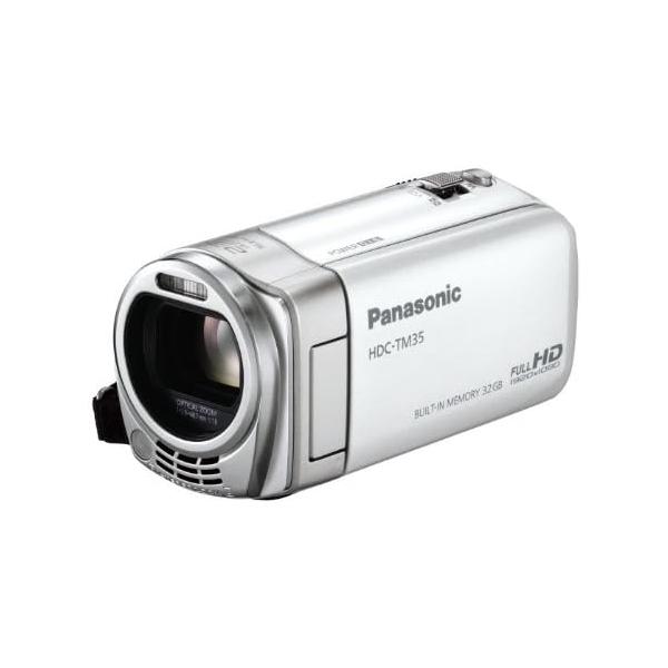 パナソニック デジタルハイビジョンビデオカメラ ホワイト HDC-TM35-W