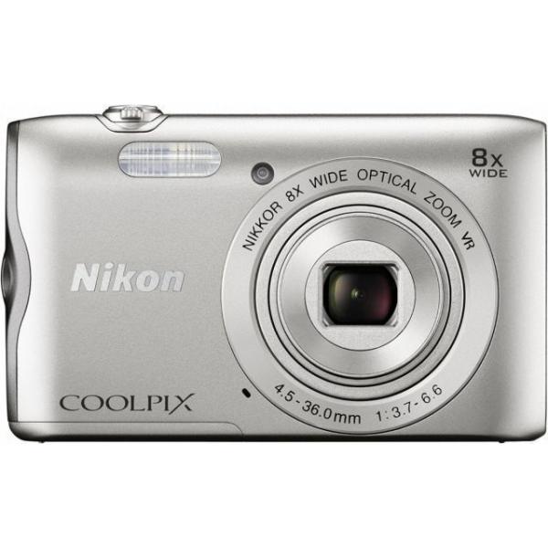 Nikon COOLPIX A300 シルバー コンパクトデジタルカメラ 訳あり CONTAX（コンタックス） Nikon COOLPIX A300 シルバー 良品 動作確認