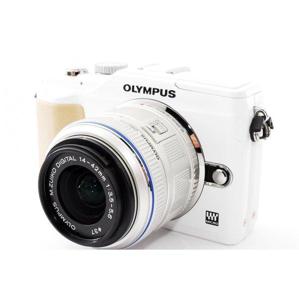 OLYMPUS オリンパス E-PL2 ホワイト レンズキット SD付　美品 オリンパス OLYMPUS E-PL2 ホワイト レンズキット 美品 SDカード