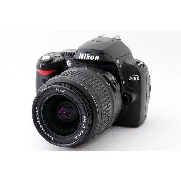 ニコン Nikon D40 レンズキット 美品 新品 SDカードストラップ付き &lt;プレゼント包装承り...