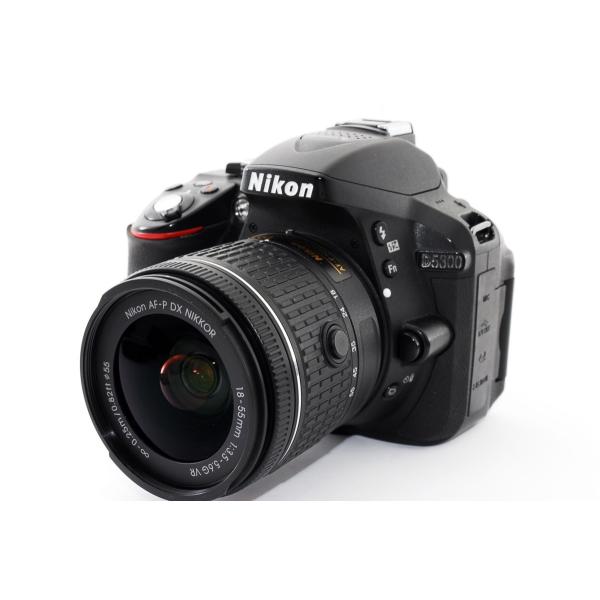 美品✨Nikon D5300✨シングルレンズ✨Wi-Fi＆GPS内蔵 スマホ転送 ニコン（Nikon） Nikon D5300 レンズキット ブラック 美品 動作確認