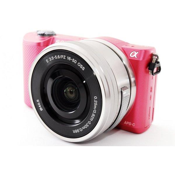 SONY α5000 レンズキット ピンク☆極上美品☆自撮り&Wi-Fiで SONY α5000 レンズキット ピンク☆極上美品☆自撮り&Wi-Fiで