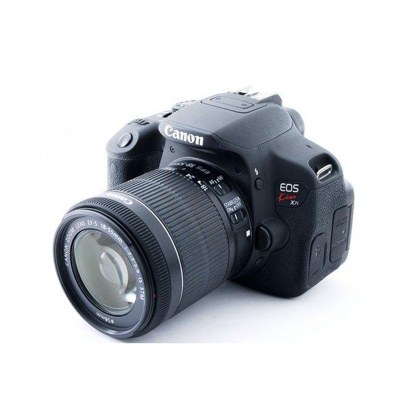 キヤノン Canon EOS Kiss X7i レンズキット ブラック 美品 ストラップ 
