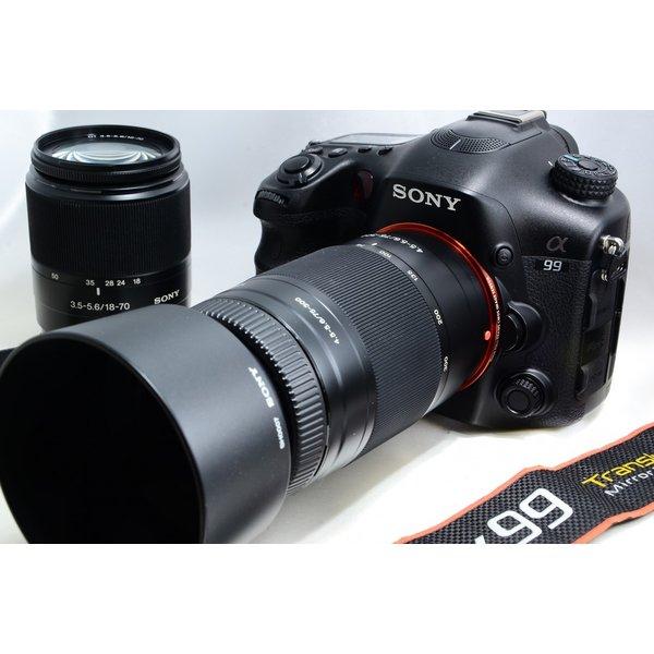 ソニー SONY α99 アルファ SLT-A99V 標準&望遠ダブルズームセット 美