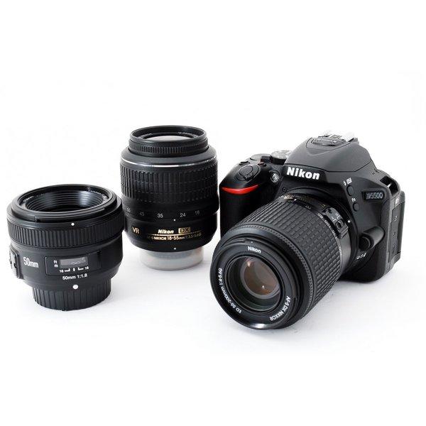 Nikon - katferさん専用 極美品 d5500 レンズキット SDカードおまけ 美品 ニコン Nikon D5500 トリプルズームセット 美品 SDカード