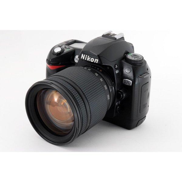 ❤即購入1000円OFF❤ニコン Nikon D70 × 万能の高倍率レンズ ニコン Nikon D70 高倍率ズームレンズセット 美品 ストラップ