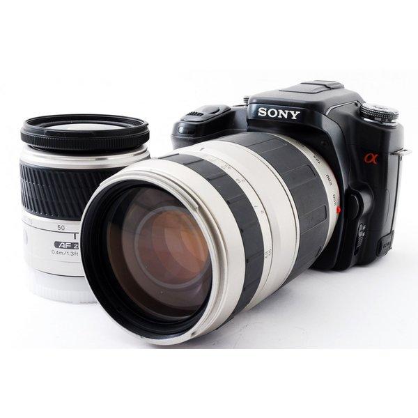 SONY ソニー α100 DSLR-A100 標準&望遠ダブルズームセット 美品 SONY ソニー α100 DSLR-A100 標準&望遠ダブルズームセット 美品