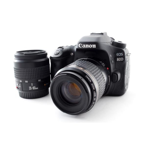 キヤノン Canon EOS 80D ダブルズームセット バリアングル液晶