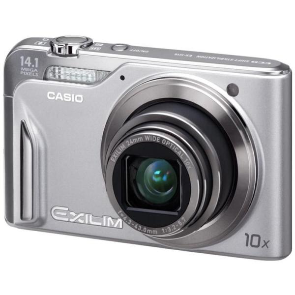 CASIO デジタルカメラ EXILIM 1410万画素 10倍 シルバー EX-H15SR