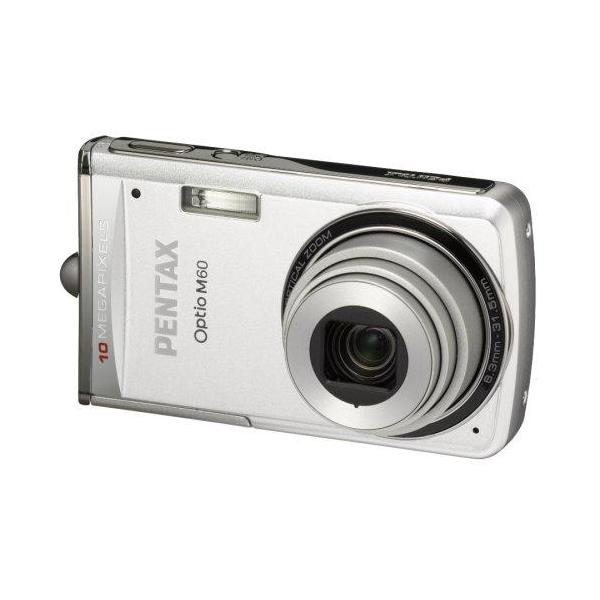 PENTAX デジタルカメラ Optio (オプティオ) M60 シルバー 1000万画素 光学5倍ズーム OPTIOM60S
