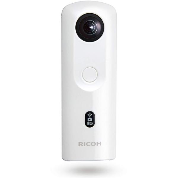 【中古】【整備済み品】 RICOH THETA SC2 WHITE ホワイト 360度全天球カメラ 360°手振れ補正機能搭載 4K動画 進化したHD