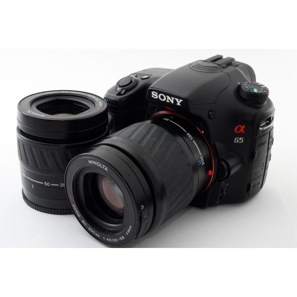 SONY（ソニー） α65 SLT-A65V 標準&超望遠ダブルズームセット 美品