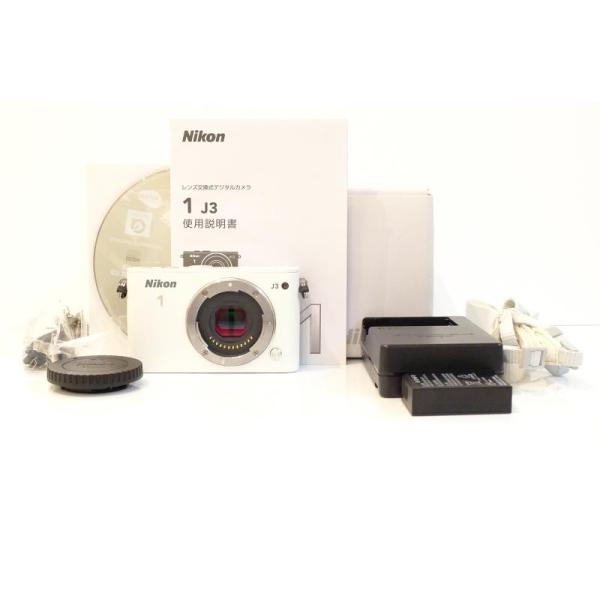 Nikon ミラーレス一眼 Nikon 1 J3 ボディー ホワイト N1J3WH
