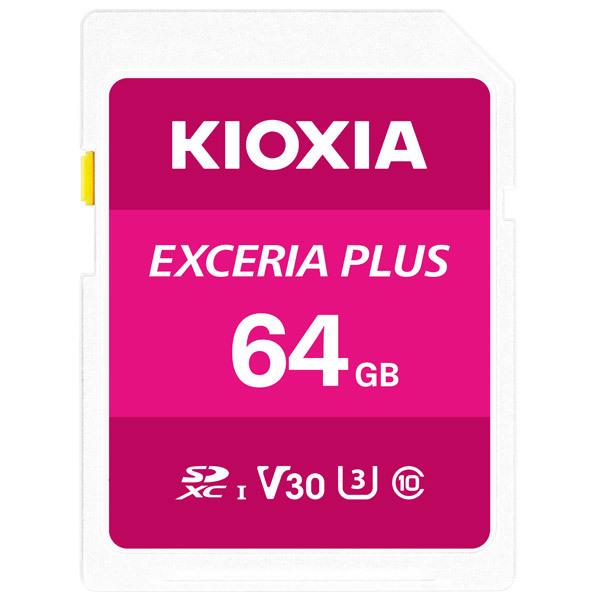 y[ցzKIOXIA LINVA EXCERIA PLUS SDXC UHS-I J[h 64GB KSDH-A064G