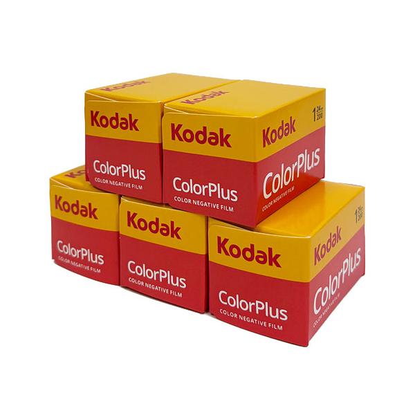 Kodak カラーネガフィルム ColorPlus 200 24EX 5本セット [コダック 35mmカラーフィルム カラープラス 200 24枚撮 5本セット]【2026年11月期限】