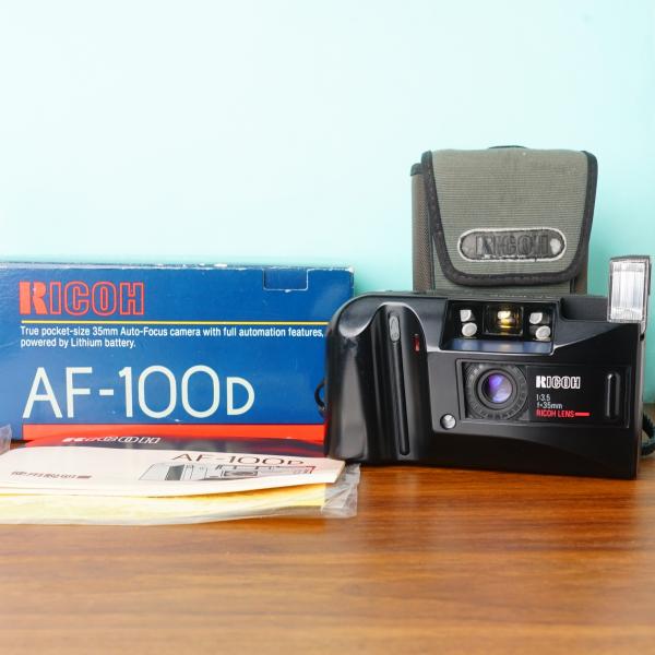 完動品◎リコー AF-100D フィルムカメラ 箱 説明書付き #636
