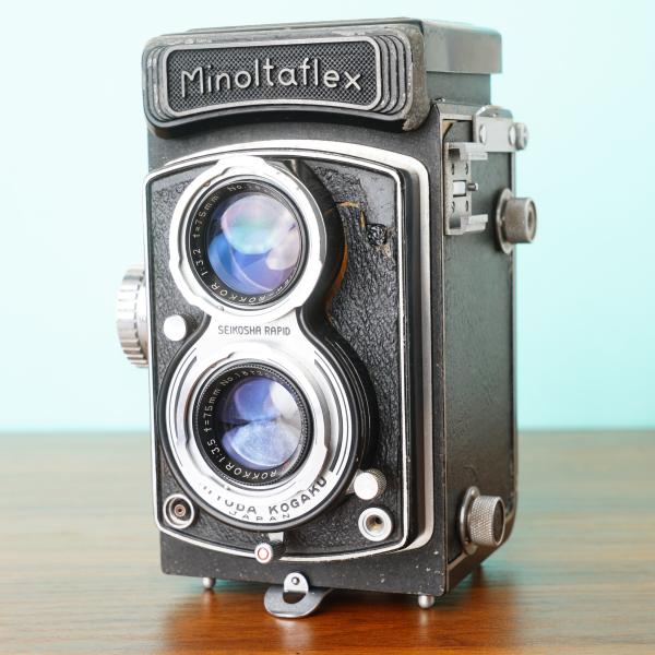 完動品◎Minoltaflex 3型ミノルタ 二眼レフ フィルムカメラ 114