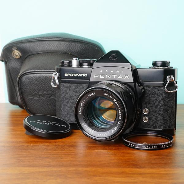 ペンタックス [美品]完動品◎ペンタックスSP ブラック 55mm f1.8