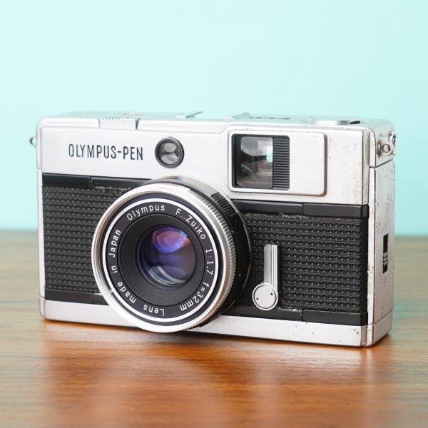 【完動品】OLYMPUS PEN EFコンパクトフィルムカメラ ハーフカメラ OLYMPUS PEN EF ハーフカメラ フラッシュ付き❗️【完動品