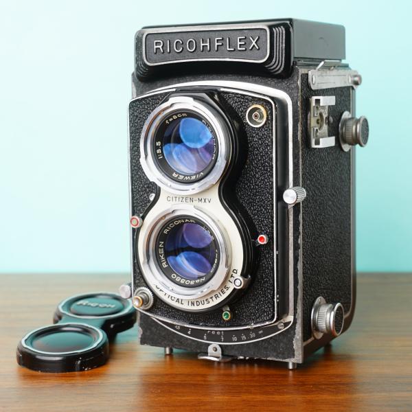 RICOH - 完動品◎RICOHFLEX NEW DIA 二眼レフ フィルムカメラ #55 リコー 完動品◎RICOHFLEX NEW DIA 二眼レフ フィルムカメラ #63