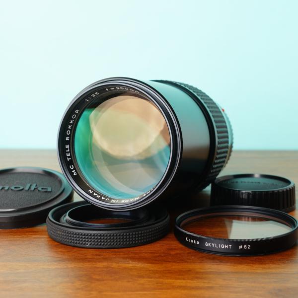 [美品] ミノルタ MC TELE ROKKOR 200mm f3.5 オールドレンズ #05
