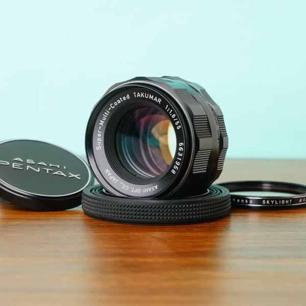 [美品] Super Multi Coated Takumar 55mm f1.8 オールドレンズ #235